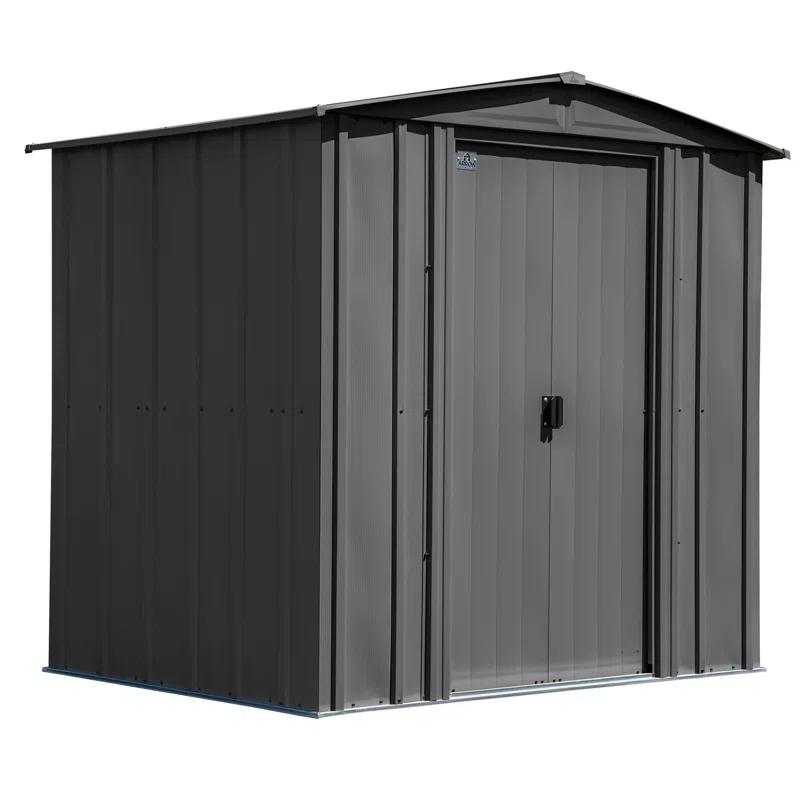 Arrow 6 ft. W x 5 ft. D Galvanized Steel Storage Shed