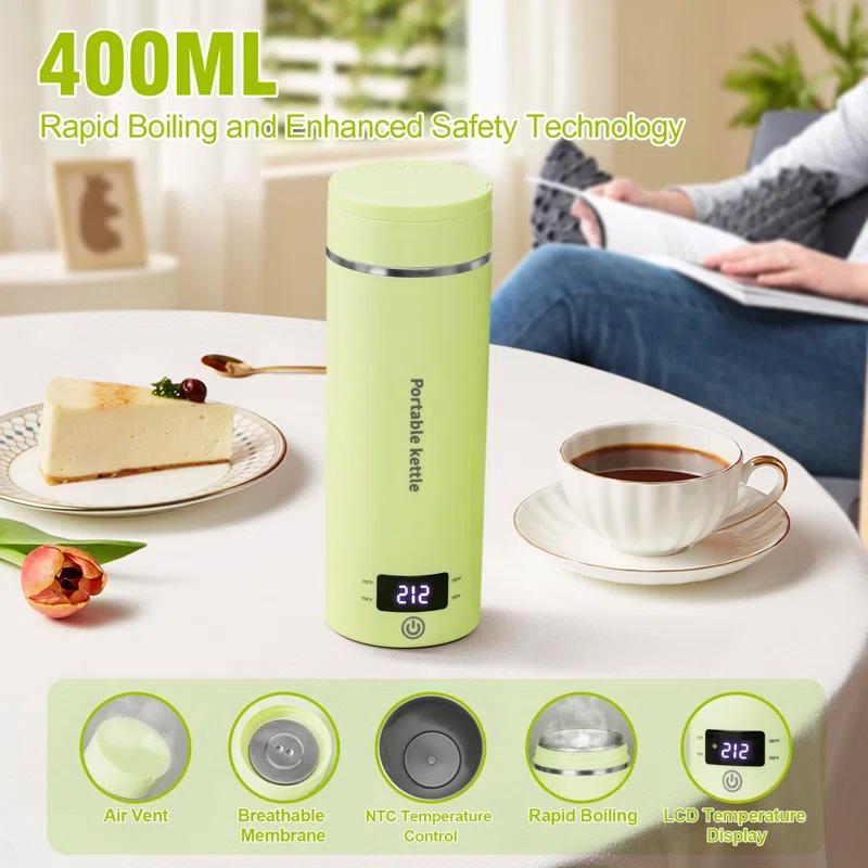 BINNBOX Portable Mini Electric Kettle