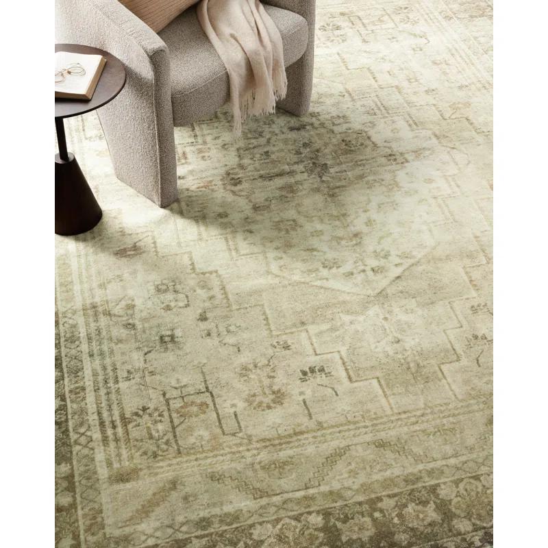 Banks IV Rug by Magnolia Home by Joanna Gaines x Loloi - Natural and Granite / 5' x 7'6"