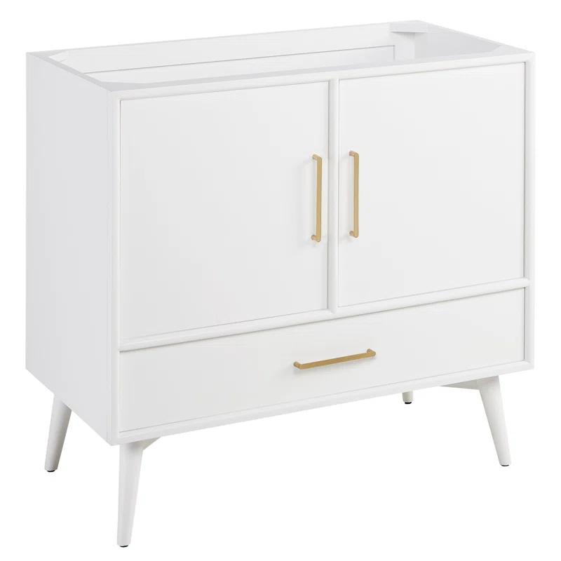 36" Novak Single Bathroom Vanity Set with Rectangular Undermount Sink