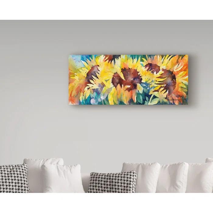 Trademark Fine Art Annelein Beukenkamp " Row Of Sun " by Annelein Beukenkamp