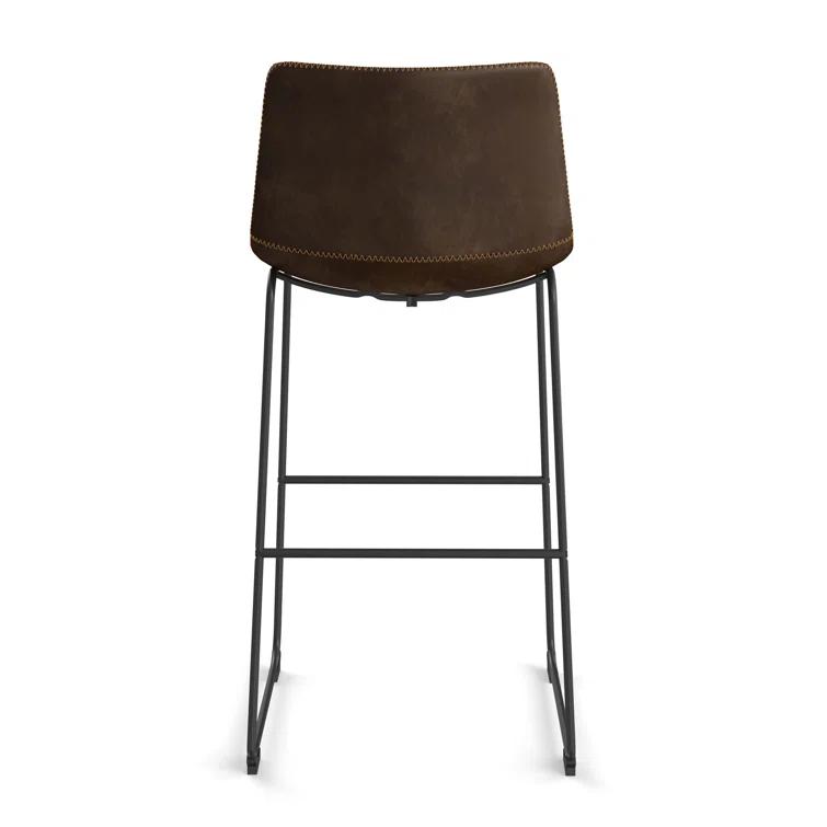 Nia Vegan Leather Bar & Counter Stool (Set of 2)