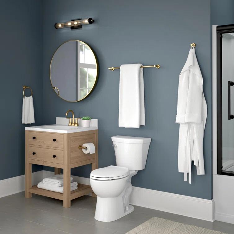 Franklin Brass 5 - Piece Bathroom Hardware Set WAK65-BB