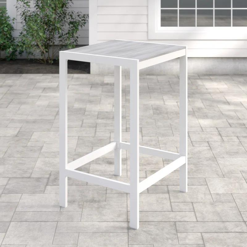 Modway Maine Aluminum Outdoor Patio Bar Table & Reviews | Wayfair