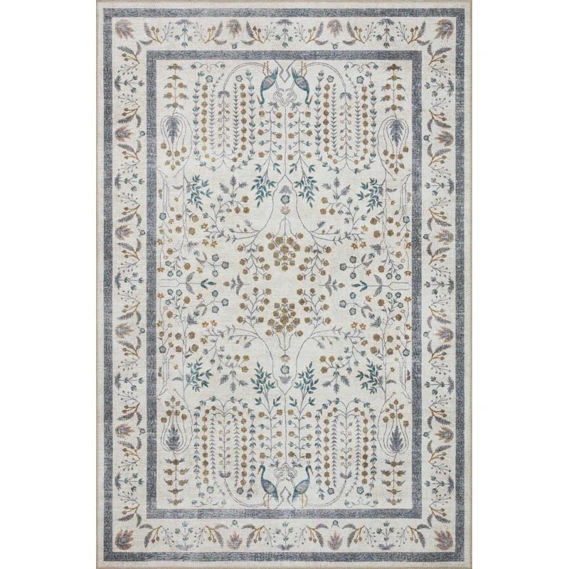 Rifle Paper Co. x Loloi Maison Wisteria Cream Rug