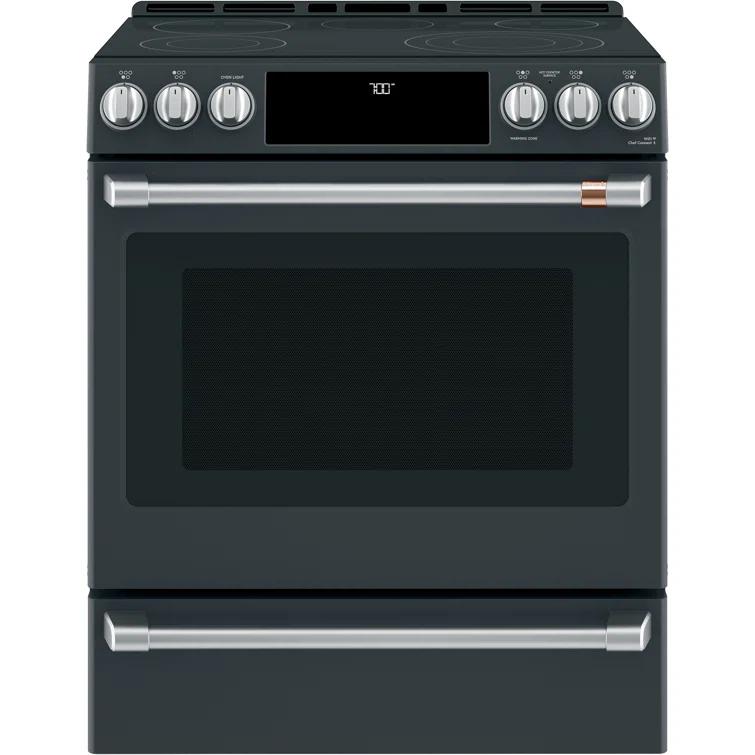 Café Café Kitchen Suite 30" 5.7 cu. ft. Smart Slide-in Electric Range with Convection Oven CES700P3MD1