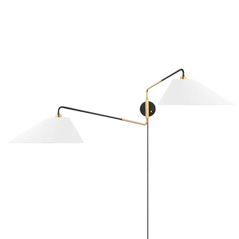 Tuen Plug-In Sconce - Brass and Bronze