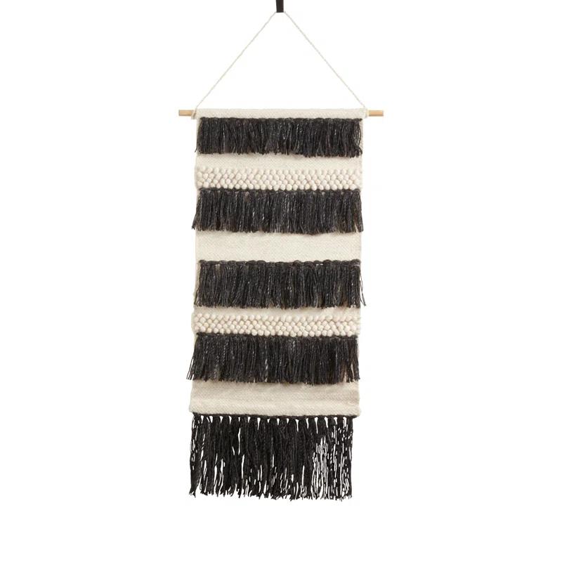 Saro Bohem Collection Hand Woven Wool Wall Hanging