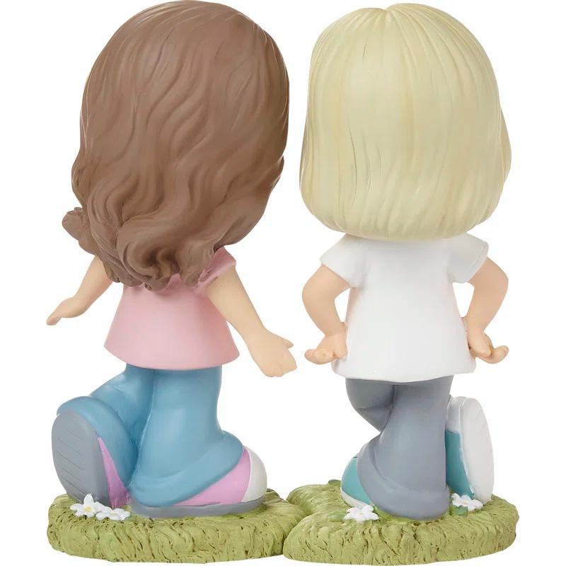 Precious Moments True Friends Are Never Apart 2-Piece Friendship Figurine Set