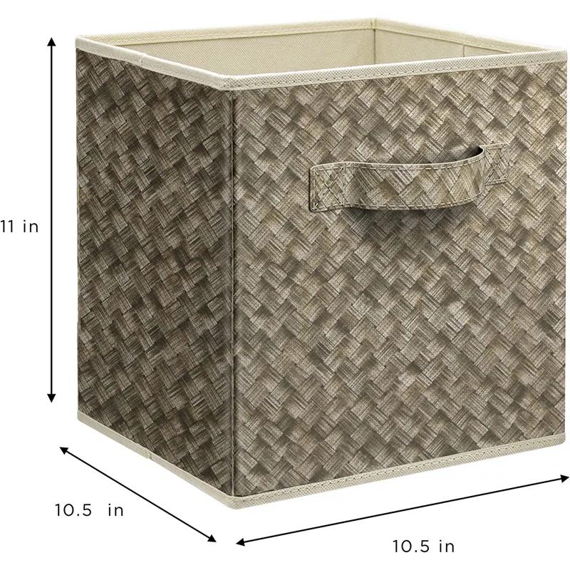 Sorbus Sorbus 4 Pack 11" Foldable Fabric Storage Cube Bins with Handles