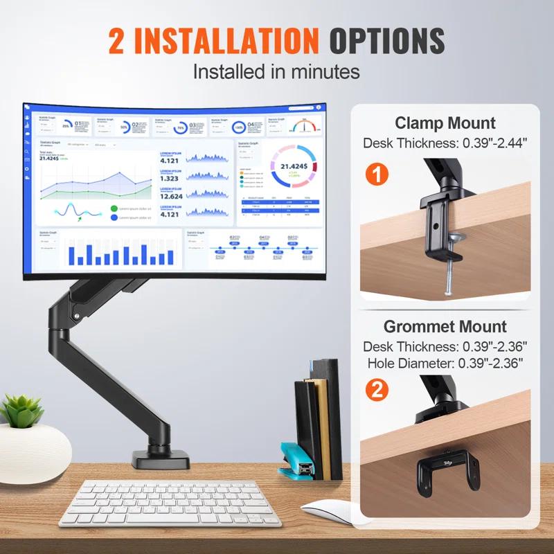 VEVOR VEVOR Single Screen Desktop Mount