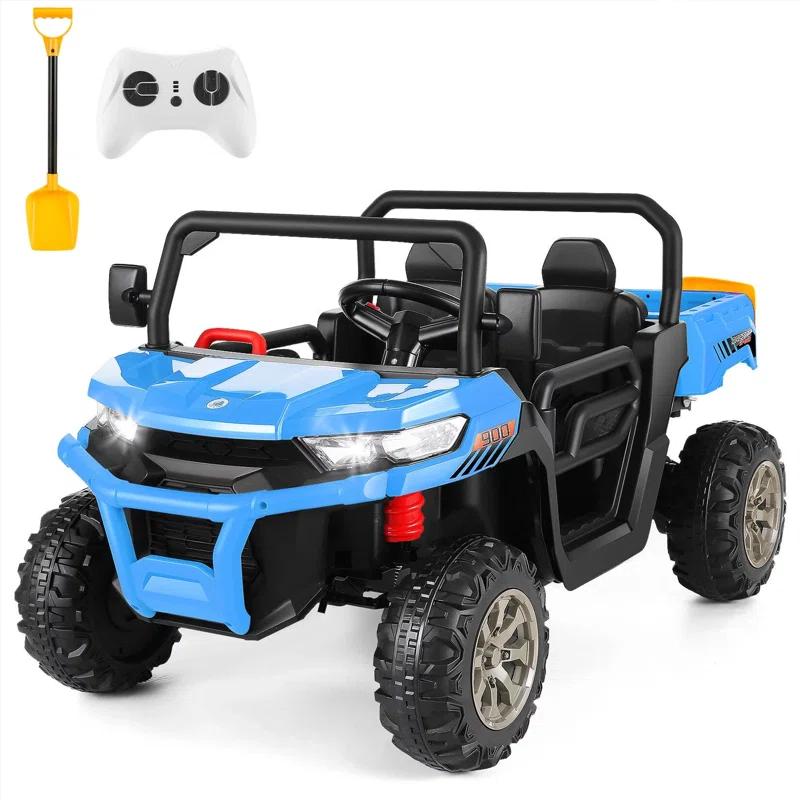 Himimi Delia Himimi 24 Voltage  Ride On Dump Truck, 2 Seater Kids UTV with Electric Dump Bed, Remote Control