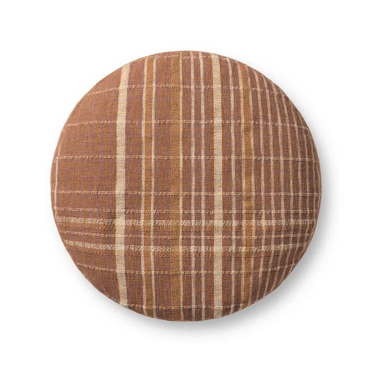 Wallace Pouf by Chris Loves Julia x Loloi - Clay