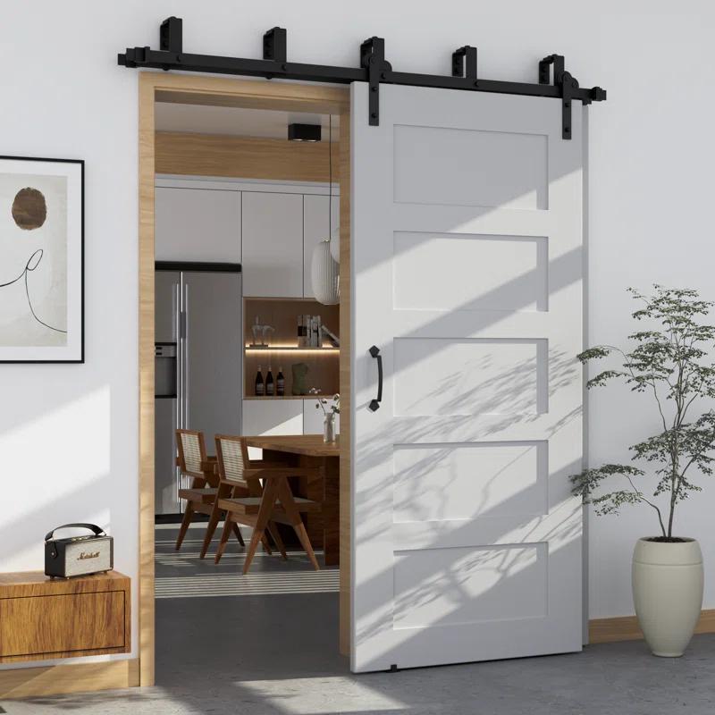 Double Bypass Barn Door Hardware Kit