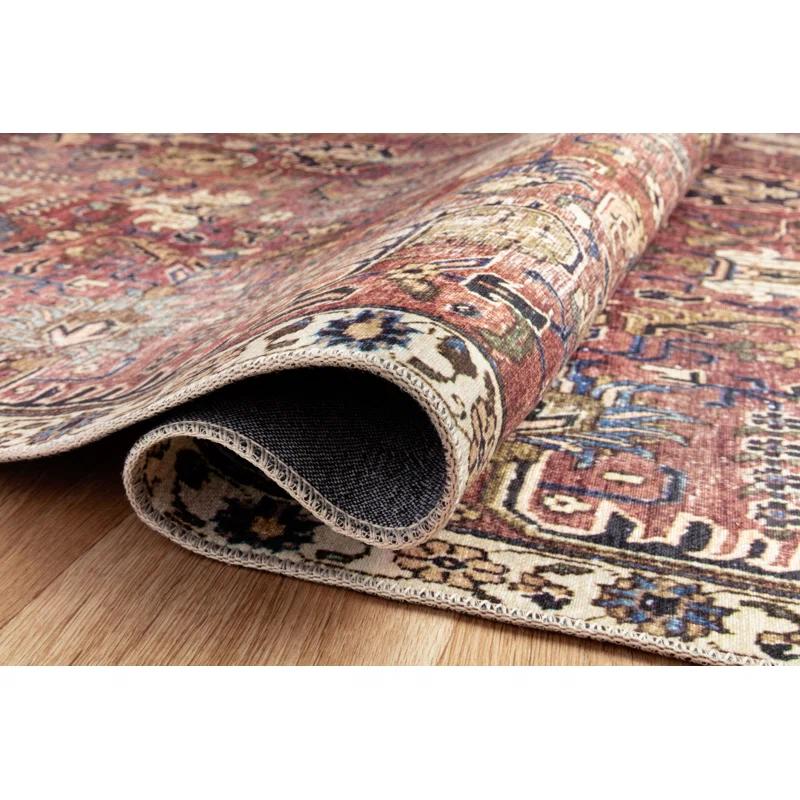 Chris Loves Julia x Loloi Jules Oriental Merlot Rug