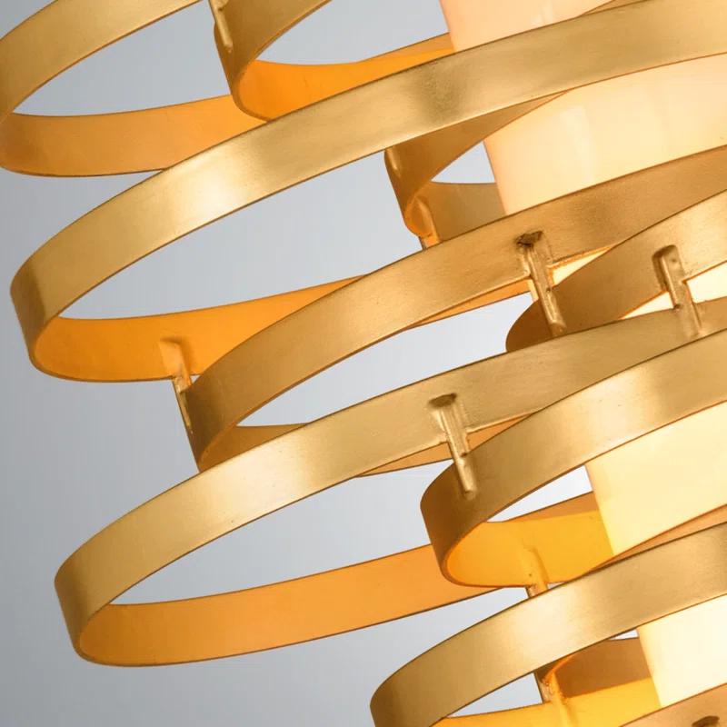 Vertigo 4-Light Unique / Statement Geometric Chandelier