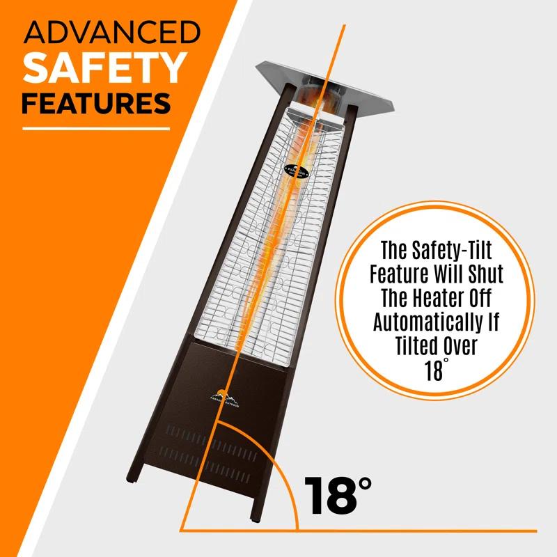 Paragon-Outdoor Inferno 42,000 BTU Propane Standing Patio Heater