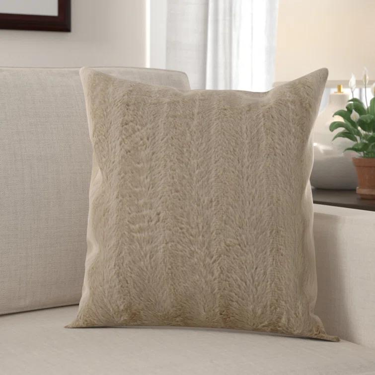 Cheer Collection FRBIN Square Pillow Cover & Insert (Set of 2)