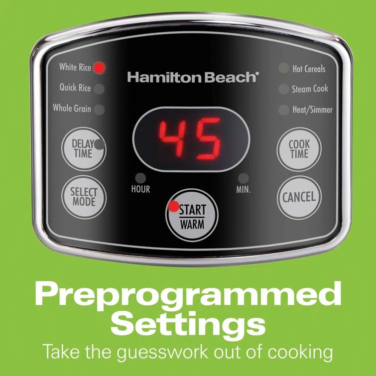 Hamilton Beach Hamilton Beach® Rice/Hot Cereal Cooker 2-14 Cups