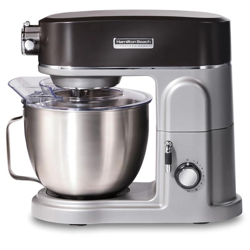 Hamilton Beach® Professional All-Metal Stand Mixer with Specialty Attachment Hub 5 Quart