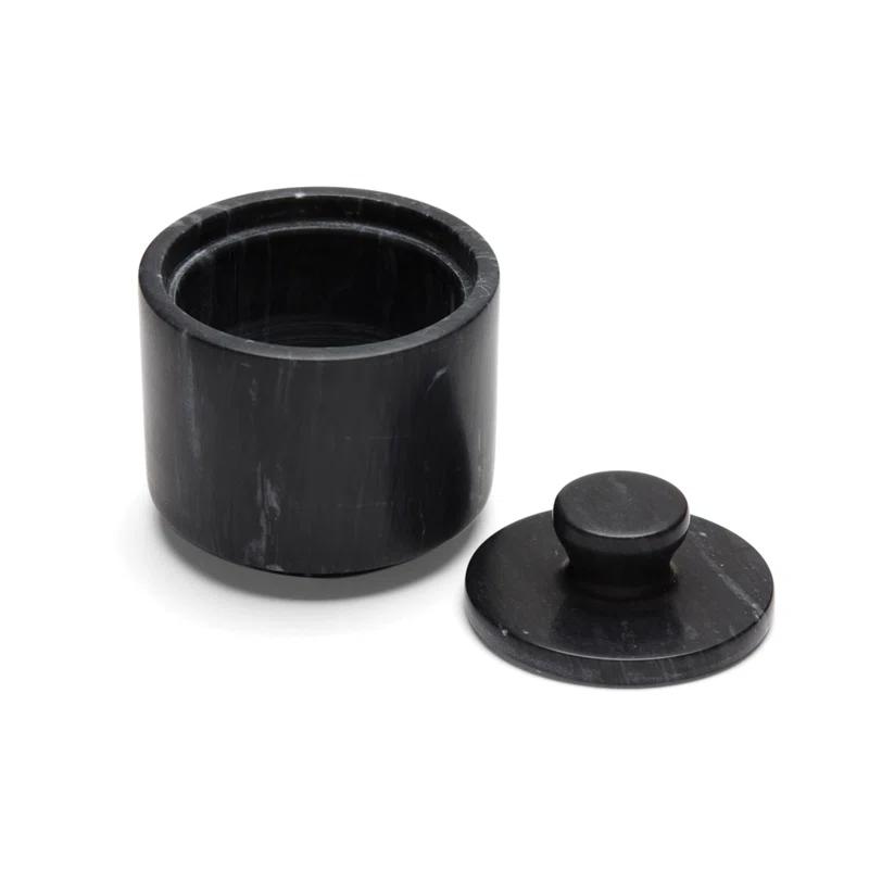 Fox Run Brands Fox Run Brands Marble Salt Cellar, Black