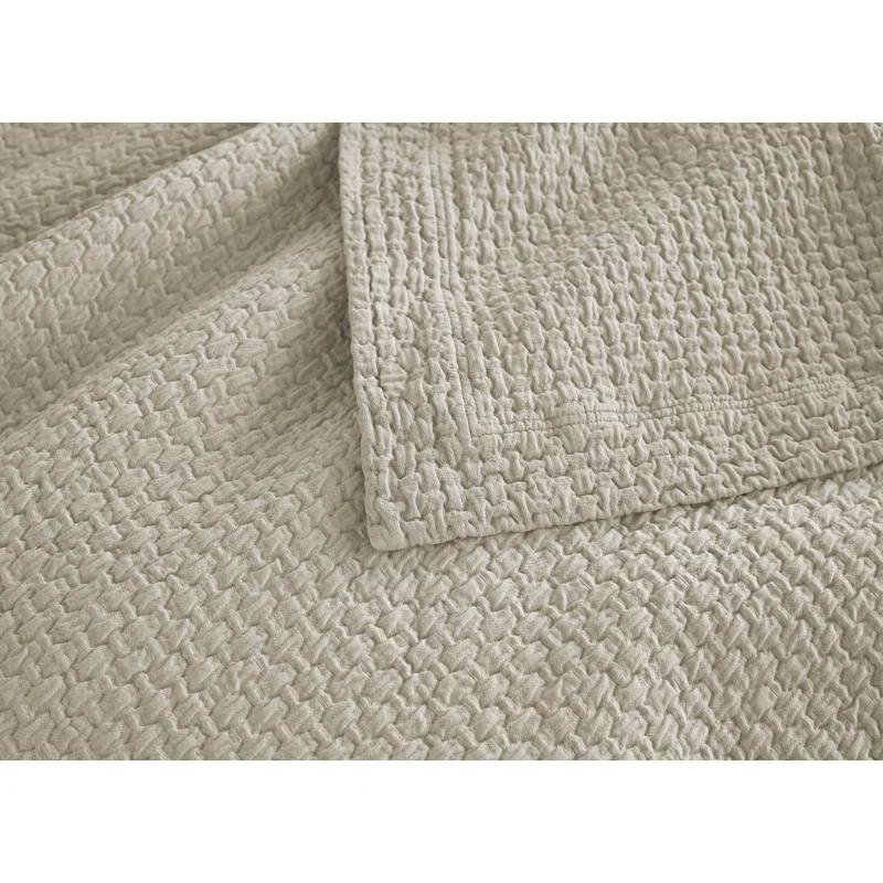Peacock Alley Juliet Standard Cotton Modern & Contemporary Coverlet/Bedspread
