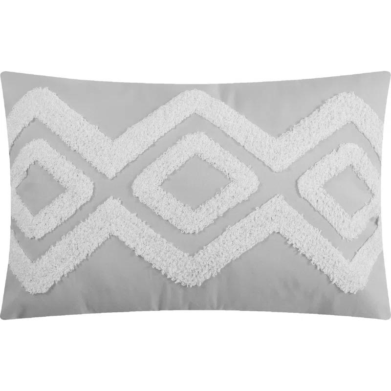 Nanshing America, Inc Vernice 7 Piece Geometric Comforter Set