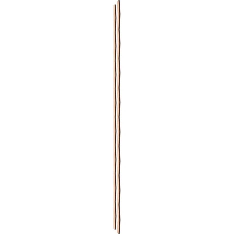 Ekena Millwork Eastport Adjustable Wood Decorative Slat Wall Panel Kit