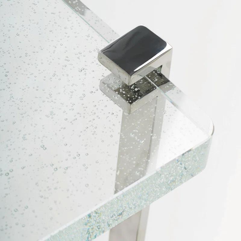 Mott Glass Top End Table