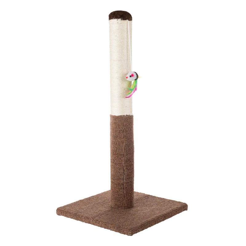 Petmaker Petmaker Cat Scratch Post with Hanging Toy