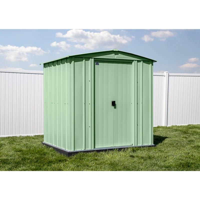 Arrow 6 ft. W x 5 ft. D Galvanized Steel Storage Shed