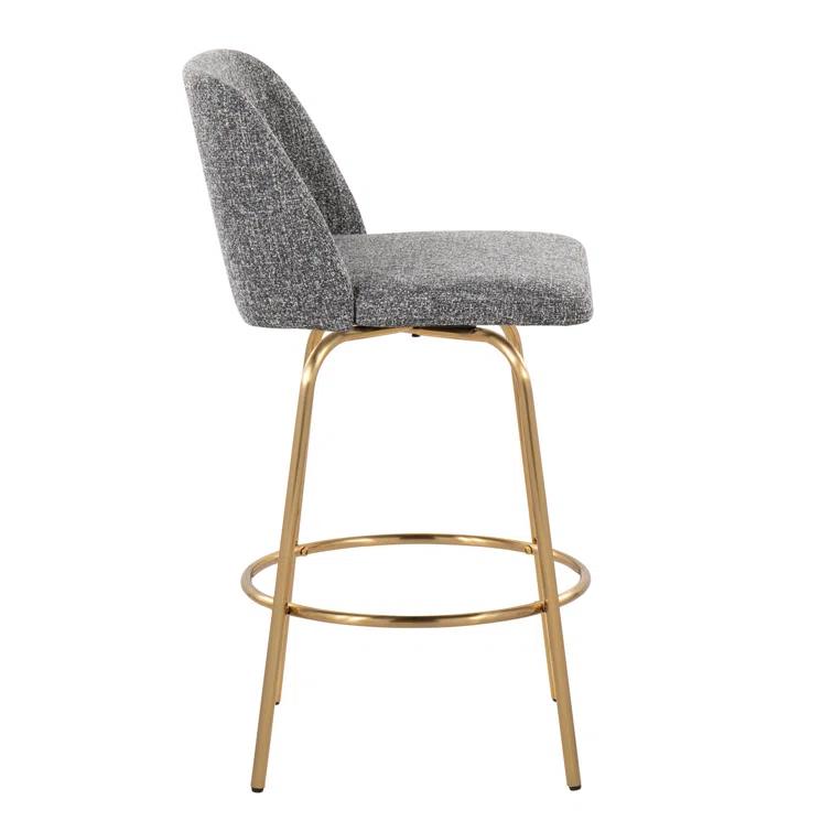 LumiSource Toriano Swivel 26" Counter Stool | Wayfair
