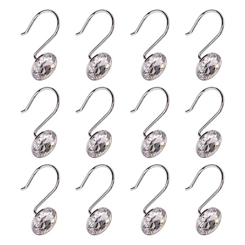 Utopia Alley Steel Shower Curtain Hook (Set of 12)