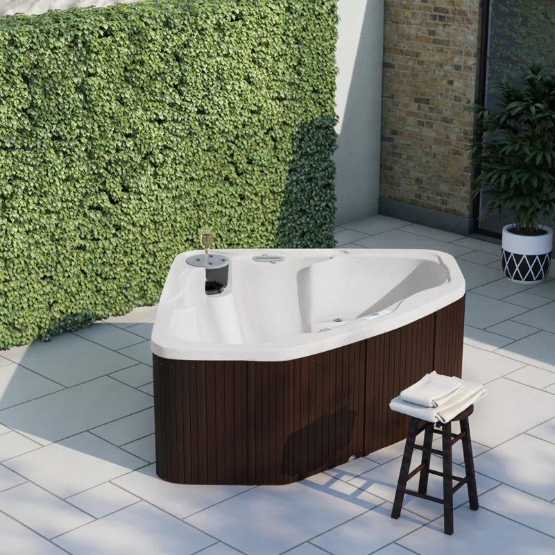 Lifesmart Spas LS300 Plus 110 Volt 2-Person 17-Jet Plug and Play Hot Tub with Ozonator