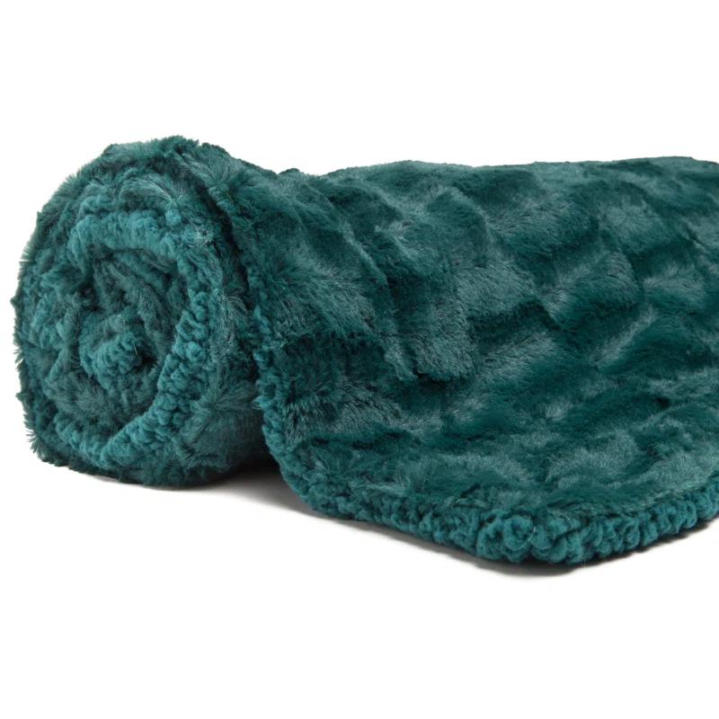 Chanasya Faux Fur Throw