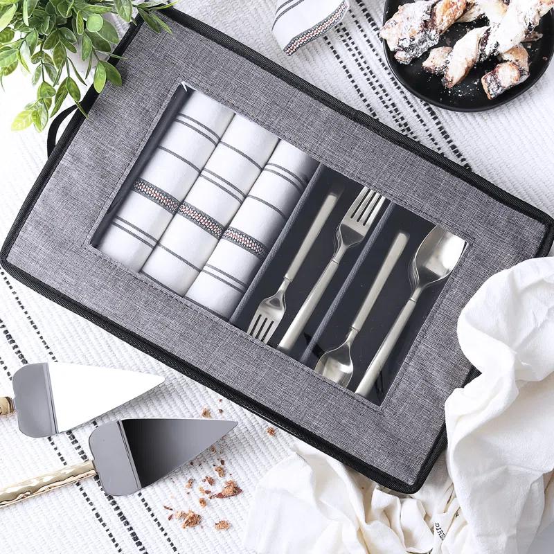 Fabric Dinnerware Storage Set