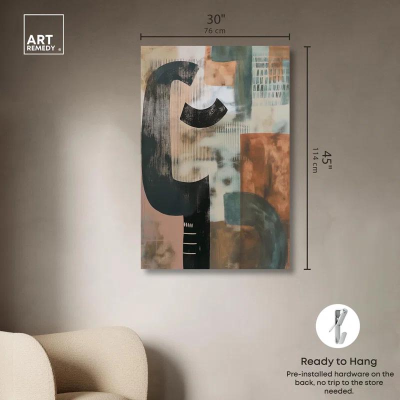 Art Remedy Arcane Hues II Canvas Folk Abstract Art by Art Remedy