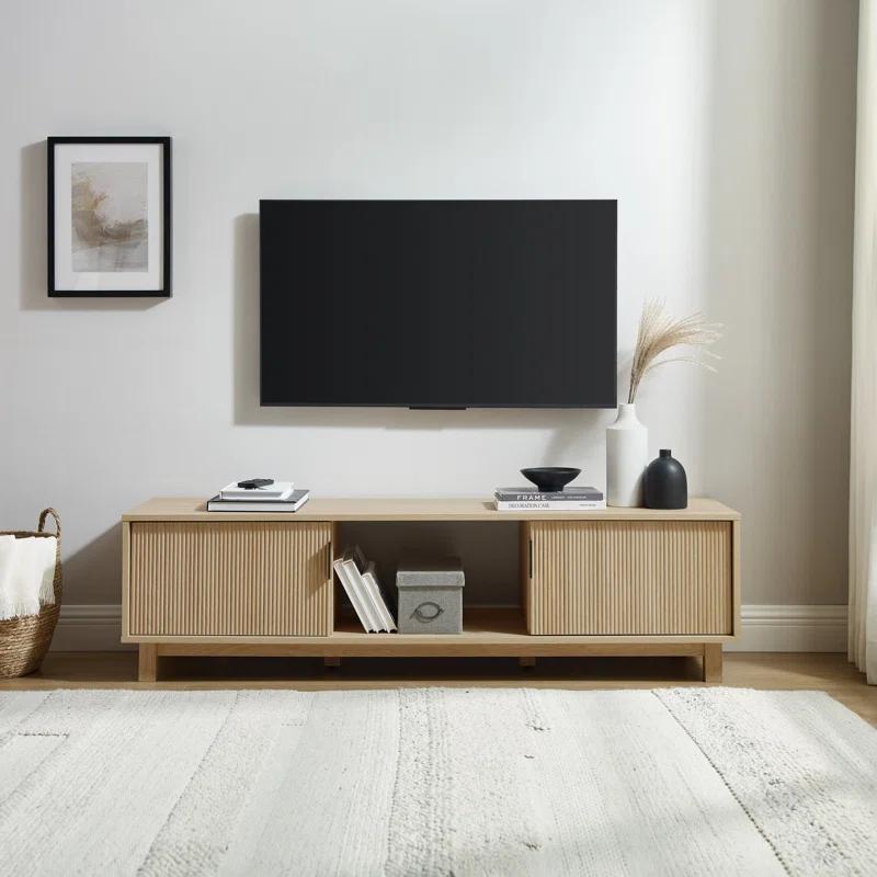 Farmann Reeded 2-Door TV Stand