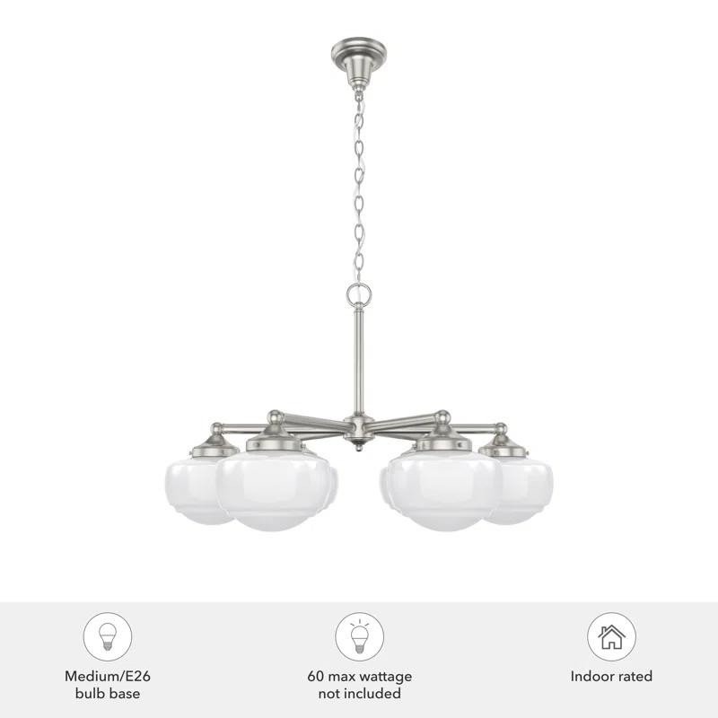 Hunter Fan Hunter Saddle Creek 6 Light Chandelier Ceiling Light Fixture