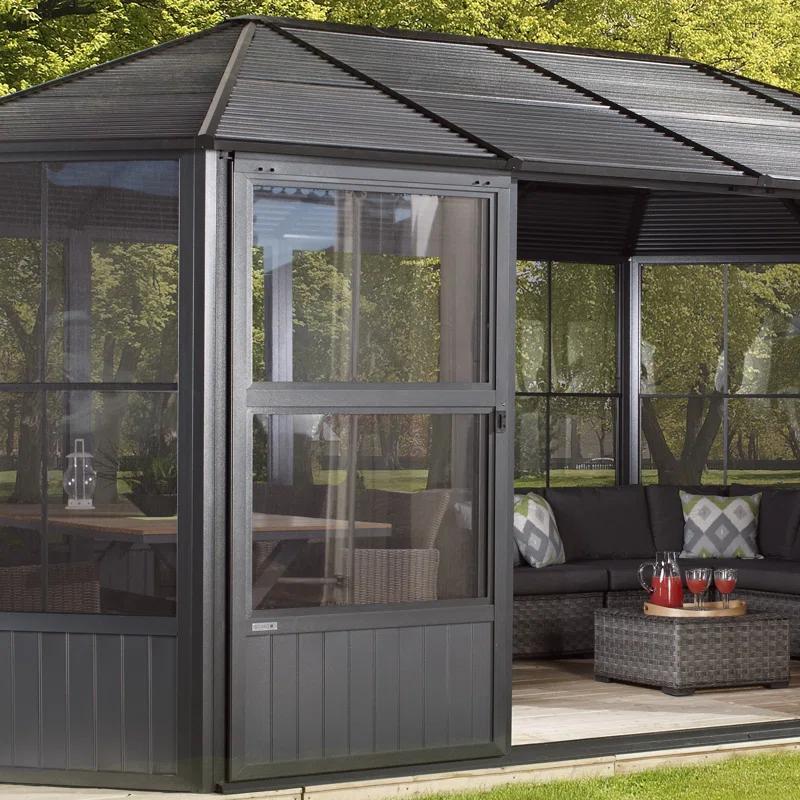 Sojag Sojag Charleston 10 ft. x 13 ft. Wall-Mounted Solarium