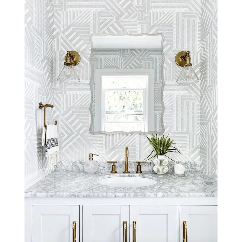 Willa Arlo™ Interiors Schulenburg Modern & Contemporary Frameless Accent Vanity Mirror