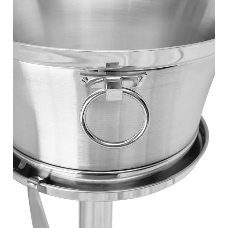 BirdRock Home Stainless Steel Bucket Stand