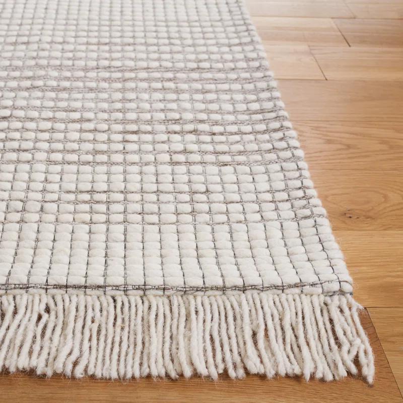 Safavieh Marbella Hand Woven Wool With Cotton Cloth Backing Striped Rug