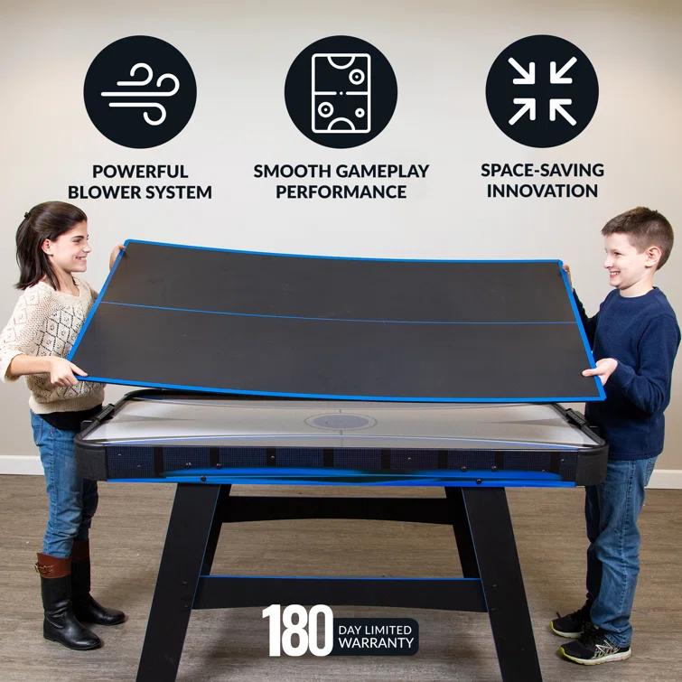 Hathaway Games 5' Two Player Air Hockey Table with Manual Scoreboard