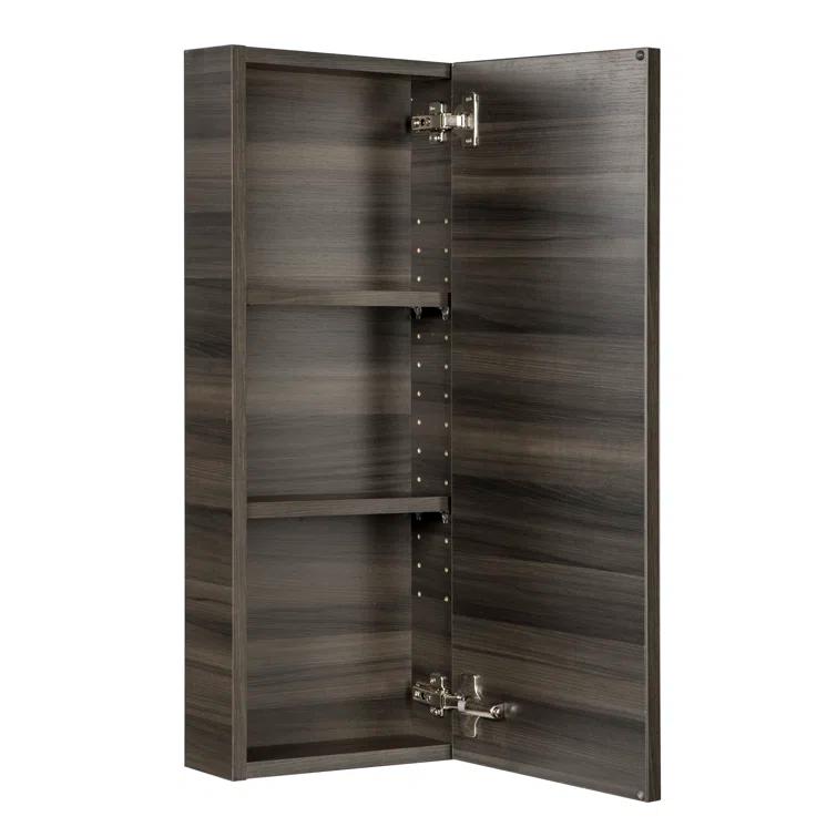 Cutler Kitchen and Bath Silhouette 12" W x 30.25" H x 4.64" D Wall Mounted Bathroom Cabinet