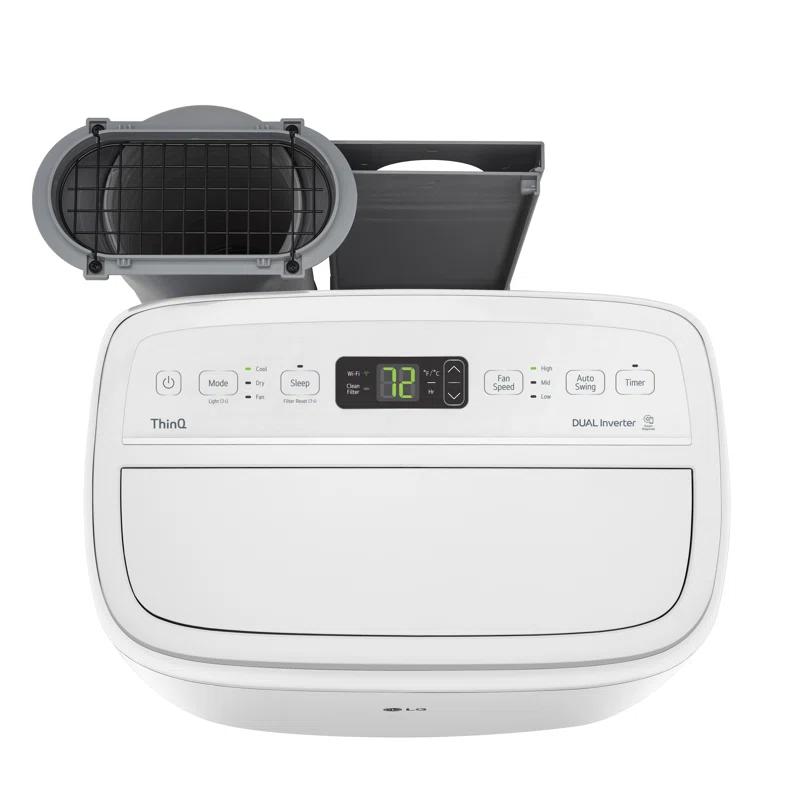 LG 10,000 Btu (Doe/Sacc/Cec) / 14,000 Btu (Ashrae) Dual Inverter Smart Wi-Fi Portable Air Conditioner