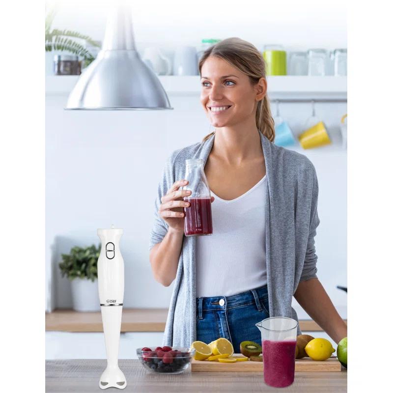 Commercial Chef COMMERCIAL CHEF Immersion Blender, Hand Blender with Stainless Steel Blades