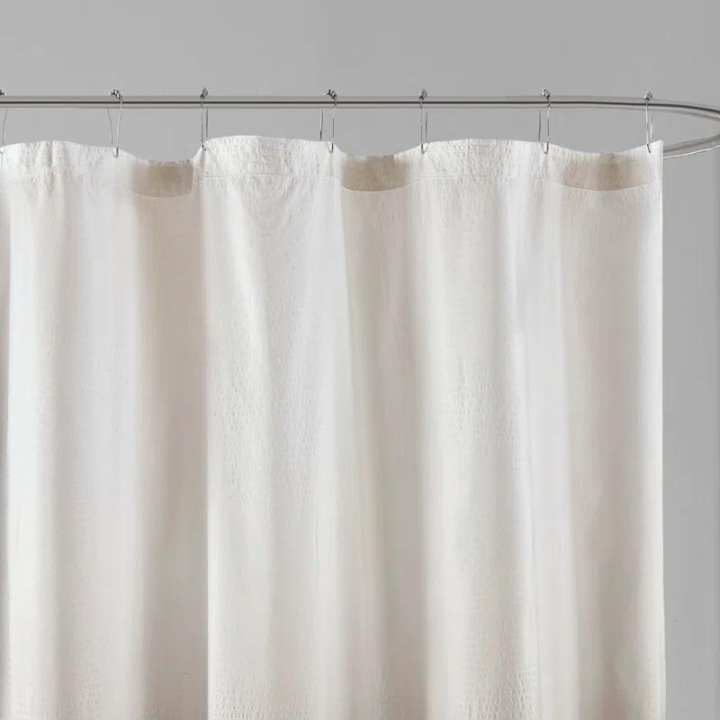 Madison Park Ara Ombre Printed Seersucker Single Shower Curtain
