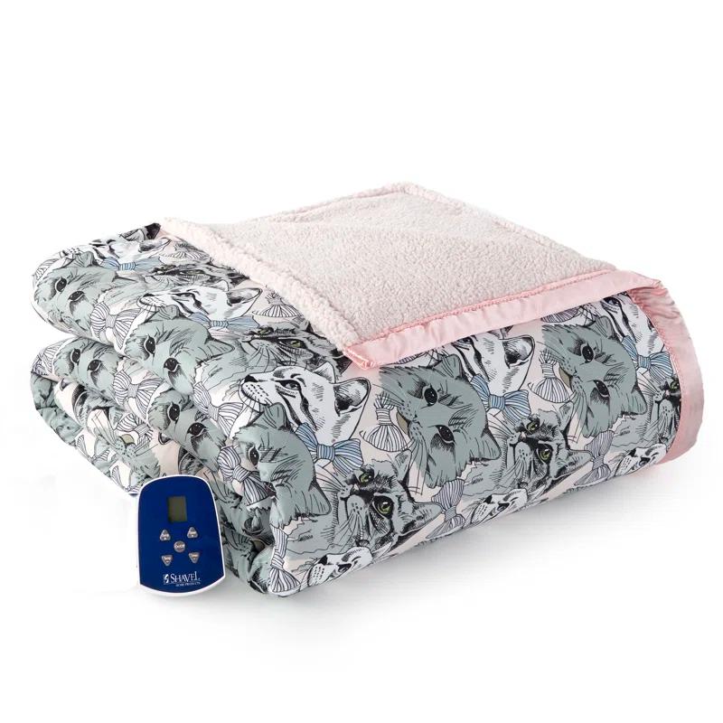 Micro Flannel® Micro Flannel® Reverse to Sherpa Electric Blanket