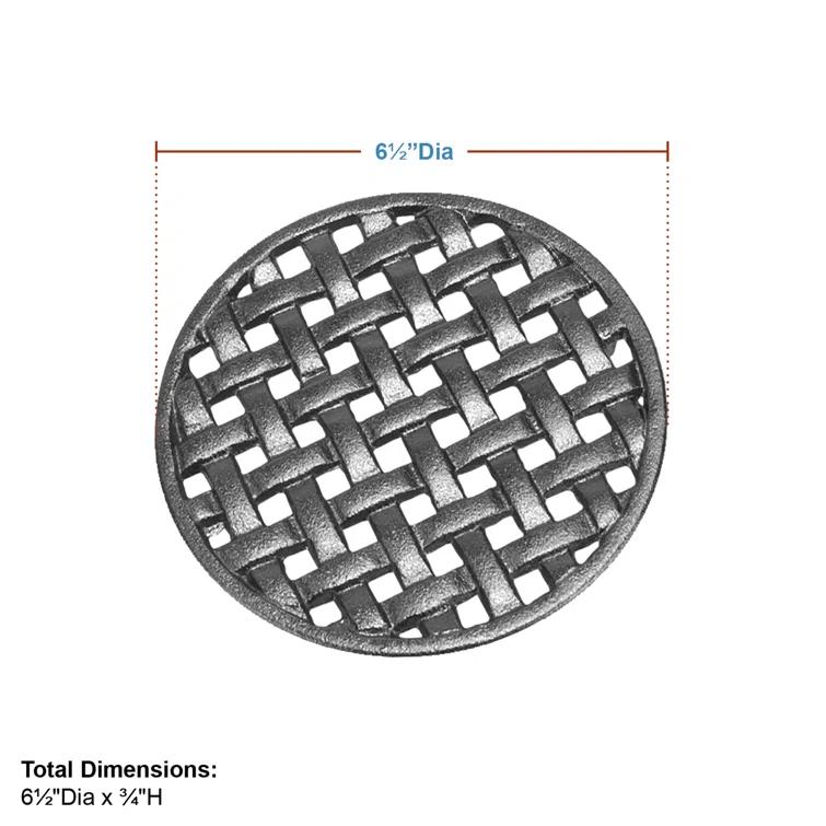 Williston Forge Metal Round 1 Piece Trivet